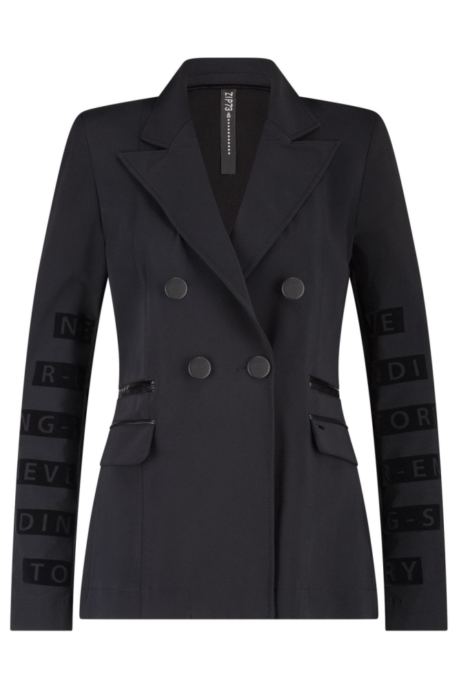 BLAZER SLEEVE NEVER E 308 01 005 005 BLACK VELVET